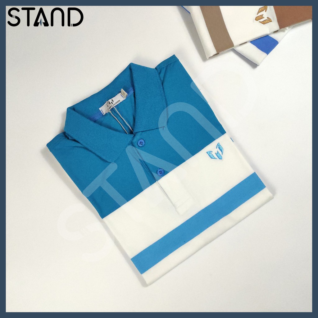 Áo Polo Nam 💕𝘍𝘳𝘦𝘦𝘴𝘩𝘪𝘱💕 Áo Cổ Bẻ Tay Ngắn Marc Sọc Ngang Thun Cotton Mềm Mịn  3 Màu 3 Size - Mã PS0015 - STAND | BigBuy360 - bigbuy360.vn