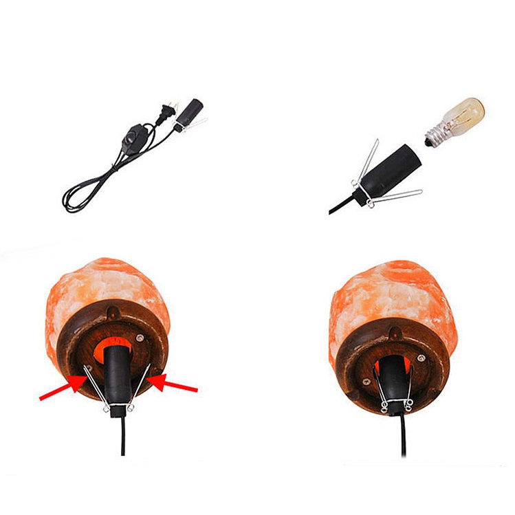 Đèn Đá Muối Cao Cấp Himalaya 6-7 Kg, đèn trang trí nhà cửa, phòng ngủ- Nhập Khẩu Paskitan