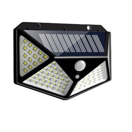 Đèn năng lượng mặt trời Solar 100LED 12W 3 chế độ sáng, đèn cảm biến hồng ngoại, đèn led