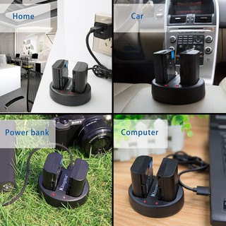 Sạc đôi Kingma cho pin Canon LP-E6