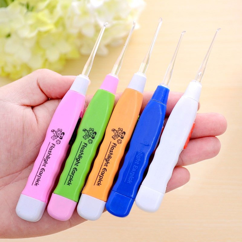 Cây lấy ráy tai 3 đầu có đèn phát sáng