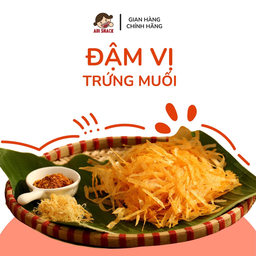 Bánh Tráng Vị Trứng Muối ABI SNACK