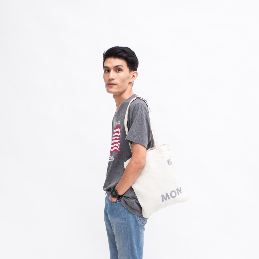 Jamlos Daily Tote - Túi tote vải canvas in chữ ngày