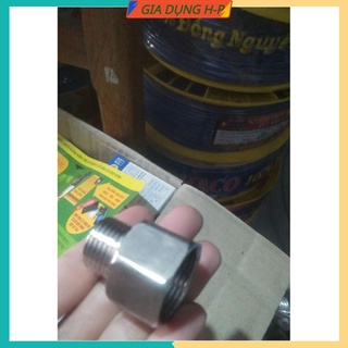 Đầu nối inox ren trong 27mm / ren ngoài 21mm....