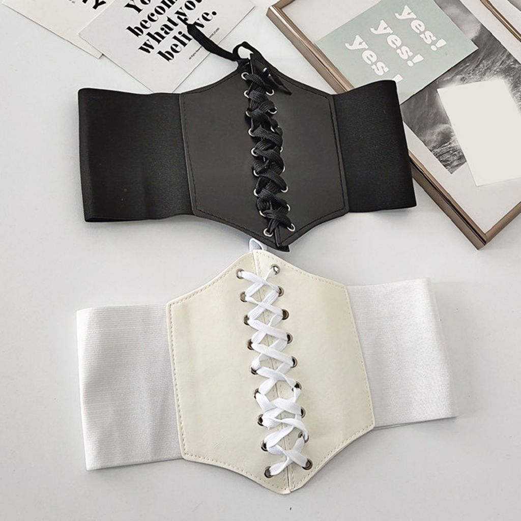 Thắt Lưng Giả Da Co Giãn Định Hình Cơ Thể Dành Cho Nữ