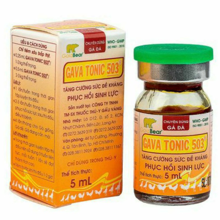 Gava Tonic 503 Cho Gà Đá Gava Tonic 503 Cho Gà Chọi