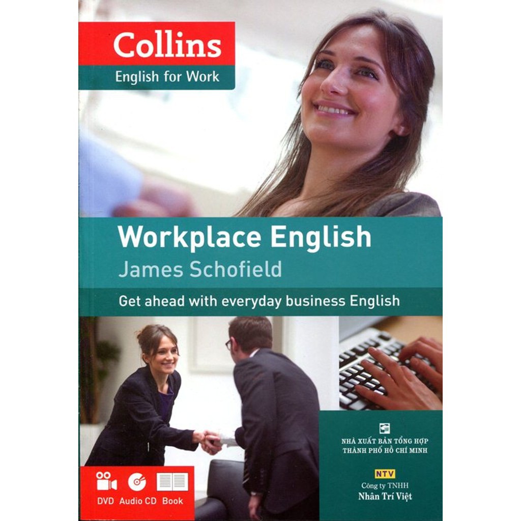 Sách - Collins English For Work - Workplace English (Kèm CD)