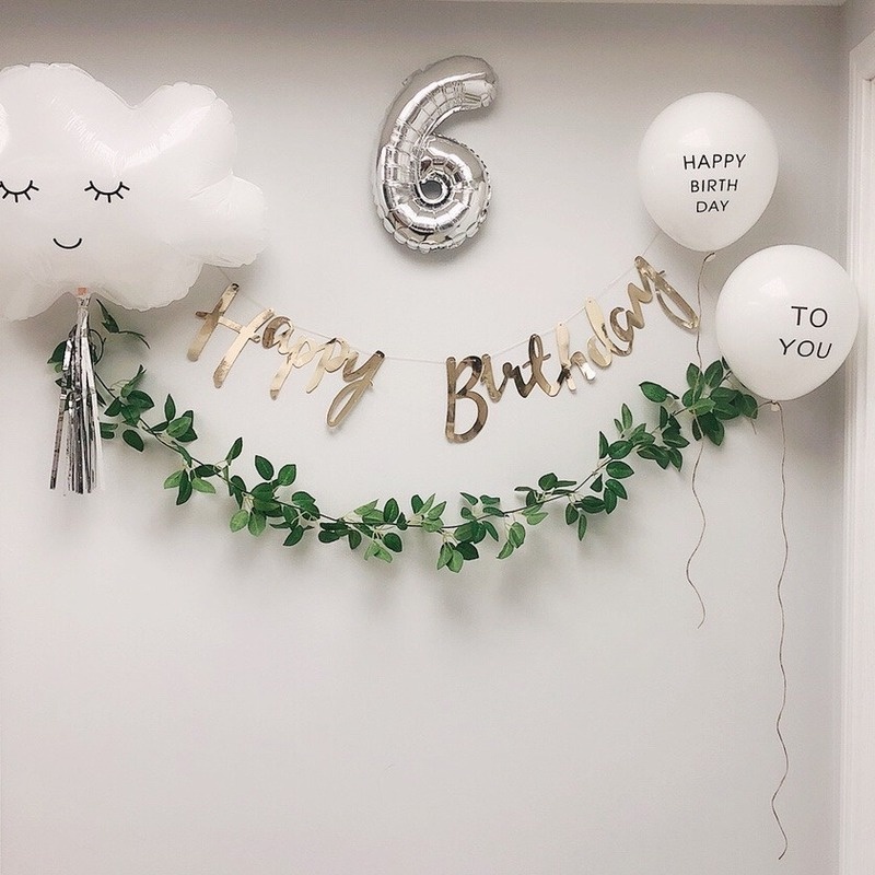 Dây Cờ Chữ happy birthday Trang Trí Tiệc Sinh Nhật