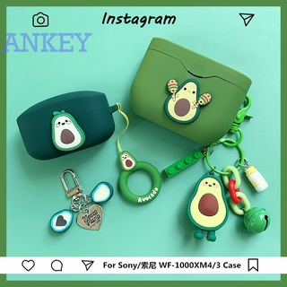 Sony WF-1000XM4 / WF-1000XM3 / WF-XB700 Vỏ bảo vệ hộp sạc tai nghe bluetooth không dây bằng silicon hình quả bơ