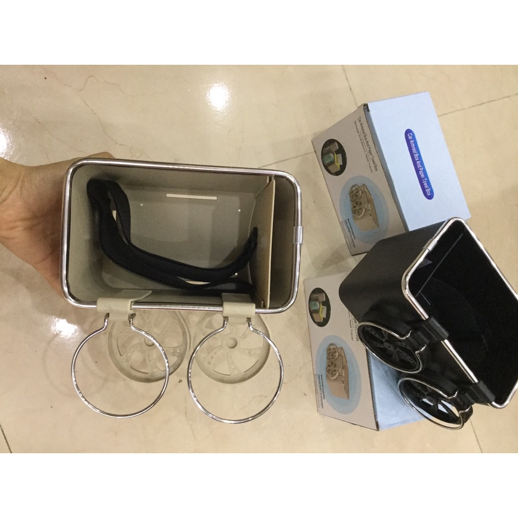 Khay Để Đồ Đặt Bệ Tỳ Tay Trên Ô Tô Xe Hơi Đa Năng Tiện Dụng