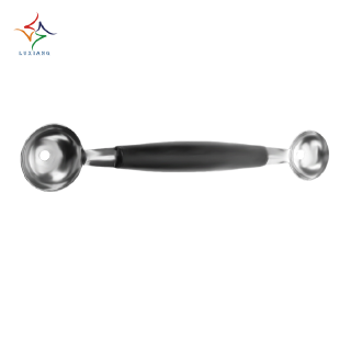 Muỗng múc hai đầu bằng kim loại dùng múc kem dưa hấu tiện lợi