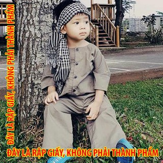 Rập giấy TC001 - Áo bà ba bé trai