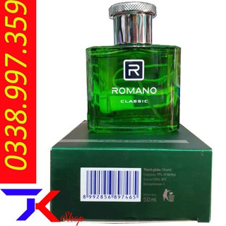 Nước Hoa Nam ROMANO CLASSIC 50ml