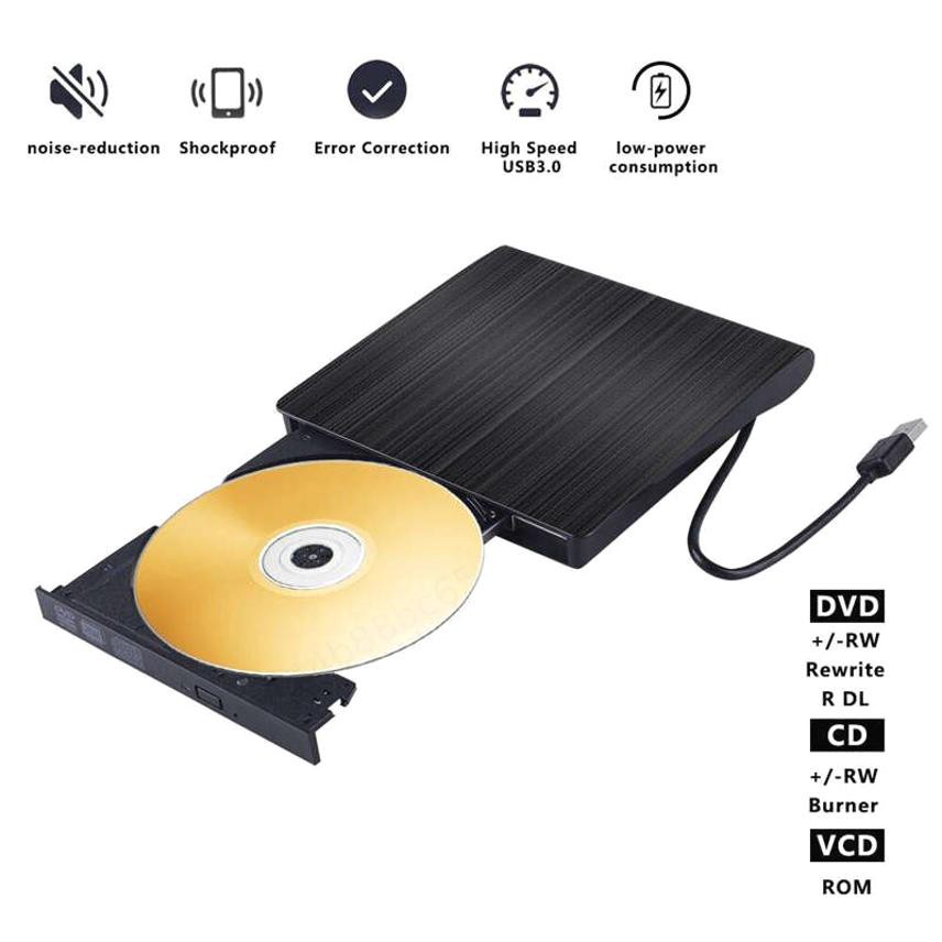 Ổ Đĩa Ngoài Cd Dvd Usb 3.0 Cho Macbook Air Pro Laptop Pc