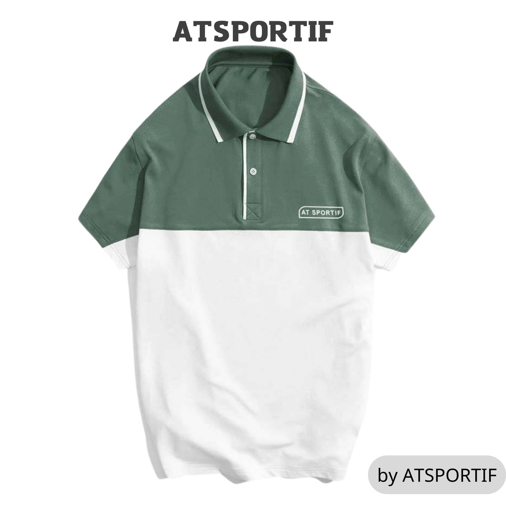 Áo Thun Nam Có Cổ Tay Ngắn Polo In Nhiệt Cao Cấp ATMAN Thời Trang