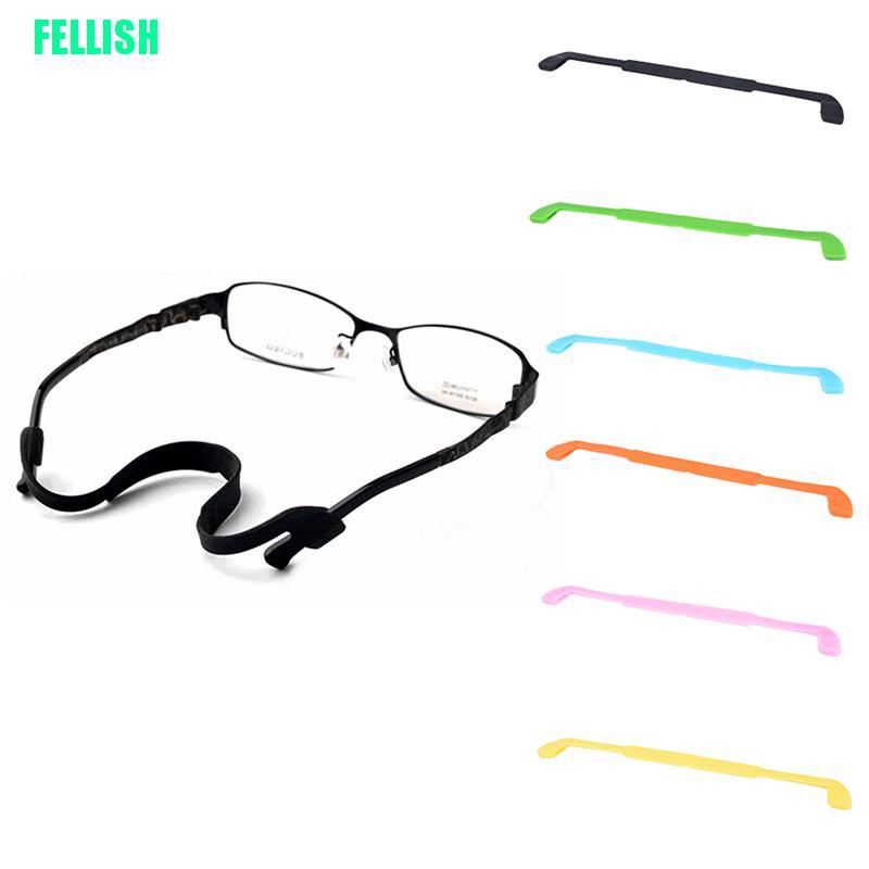 (FEL) Silicone Eyeglasses Glasses Sunglasses Strap Sports Band Cord Holder For Kids