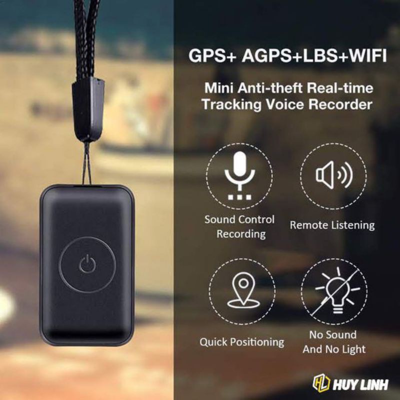 [FREESHIP] Thiết bị định vị N16S GPS MINI TRACKER, định vị chuẩn xác mini siêu nhỏ pin 7 ngày chống nước bảo hành 1 năm.