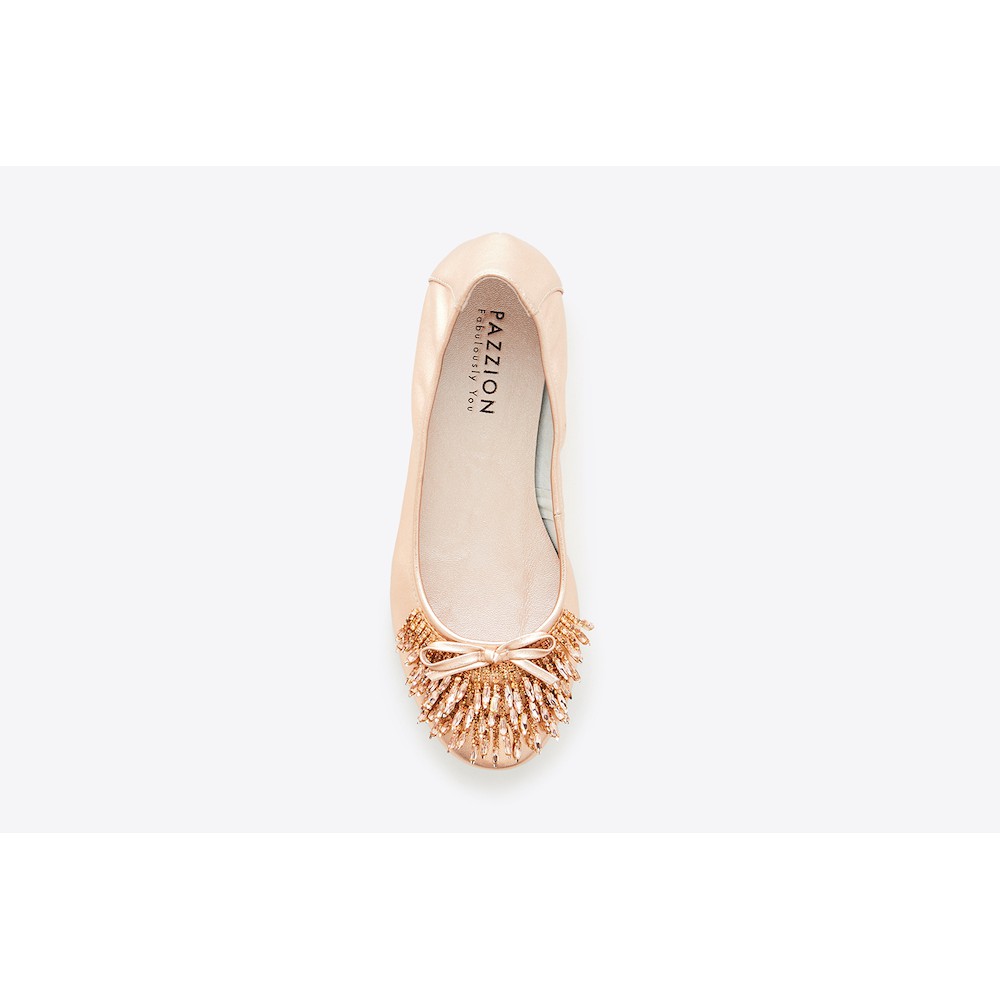 Giày đế bệt Pazzion Singapore chính hãng 1299-7 - CHAMPAGNE