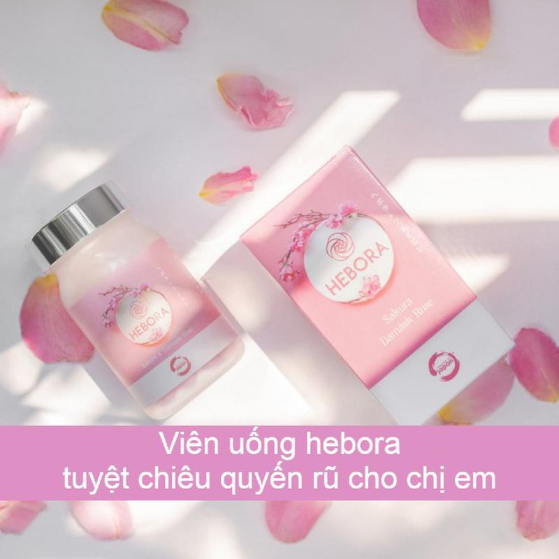 Viên Uống Toả Hương Tự Thân HEBORA - Tặng mặt nạ Mask trẻ hóa da