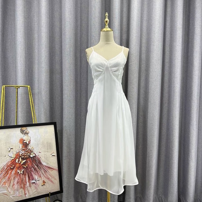 Jane Đầm dự tiệc mùa hè tơ sương lấp lánh ảnh thật cuối