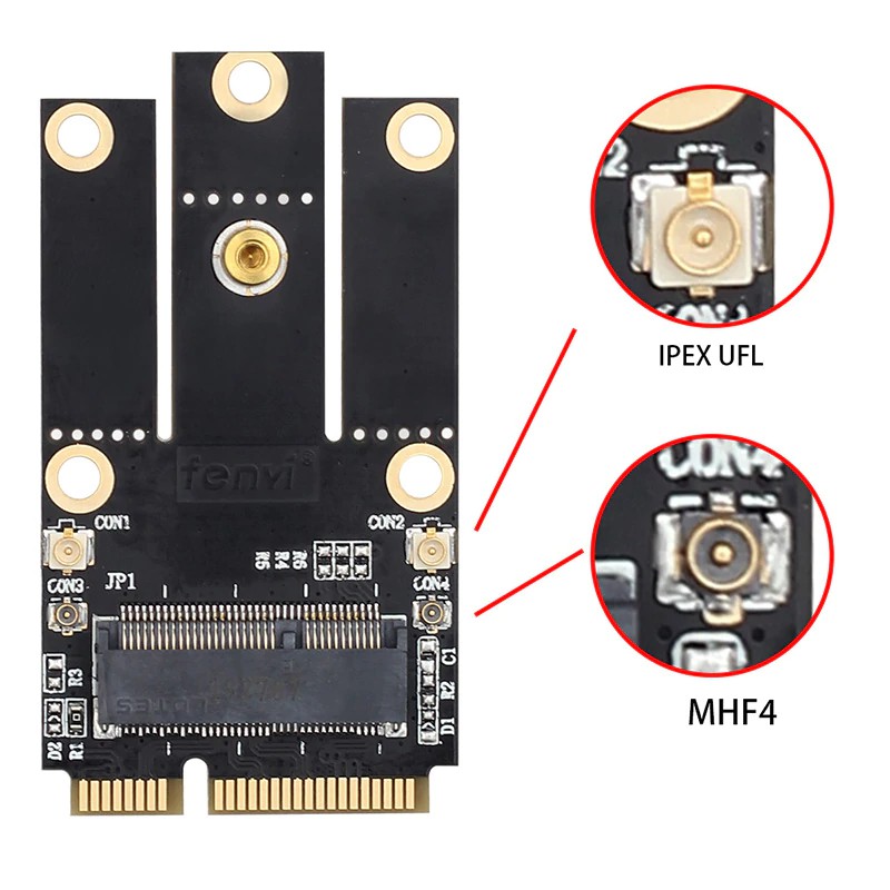 Ăng Ten Chuyển Đổi Ngff M.2 Key Sang Mini Pci-E Pci Cho Intel 9260 8265 7260 Ac | BigBuy360 - bigbuy360.vn