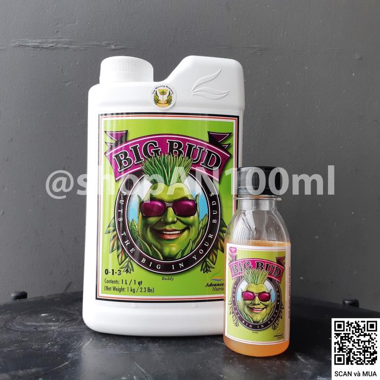 Kích búp Big Bud - Advanced Nutrients 100ml - Kích hoa nhiều chồi nhiều hoa