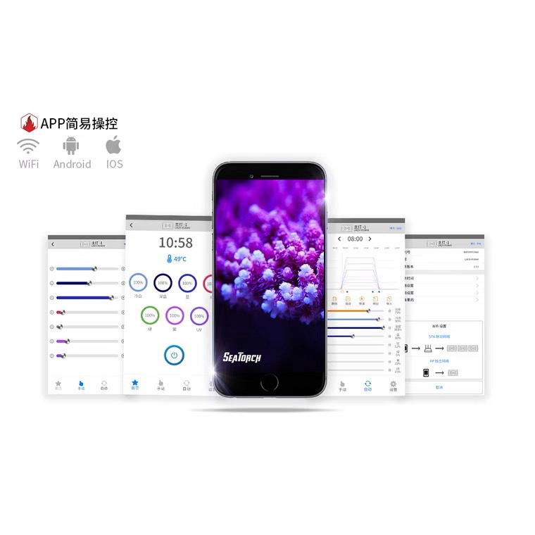 Đèn SeaTorch LM25 150w – Đèn led xịn xò mới cho bể cá biển