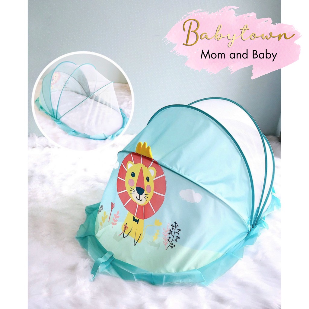 Mùng/màn chụp Linsoo/Kiluta gấp gọn cao cấp cho bé