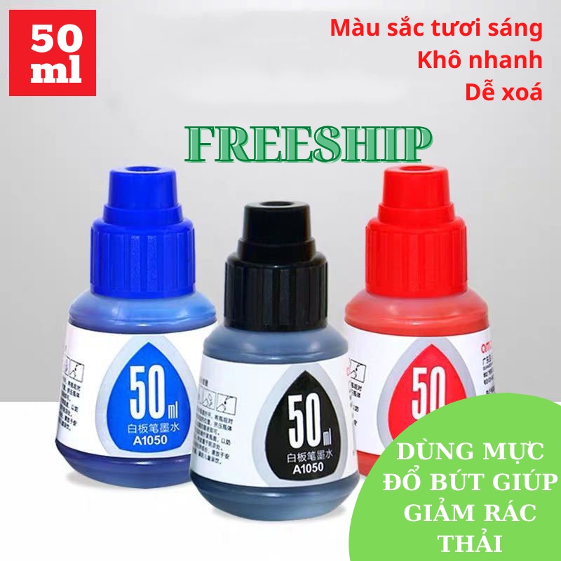 Mực Bút Bảng Trắng Bút Dạ Màu Sắc Tươi Sáng Dễ Dàng Lau Sạch VTL SHOP