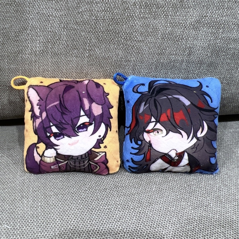 Plushie bông vuông Luxiem Noctyx và shoto