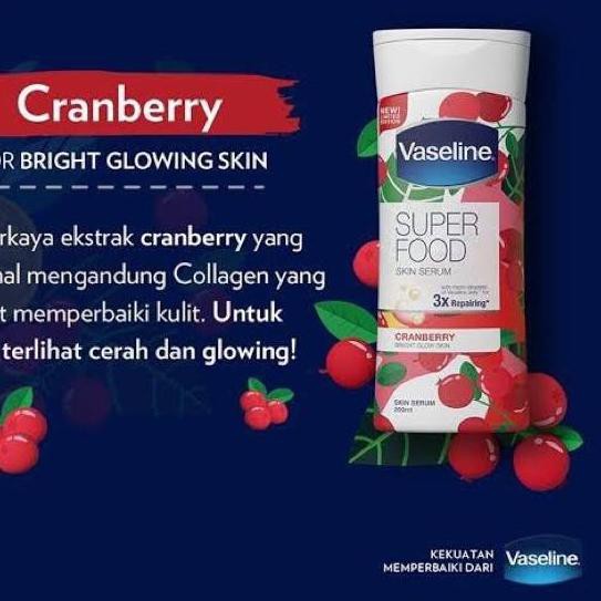 (Hàng Mới Về) Sữa Dưỡng Thể Vaseline Cranberry 200ml Giá Rẻ 65 Vaseline