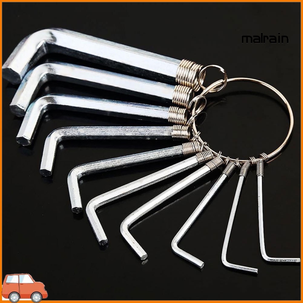 Set 10 Chìa Vặn Đai Ốc Lục Giác Đa Năng Tiện Dụng Chất Lượng Cao