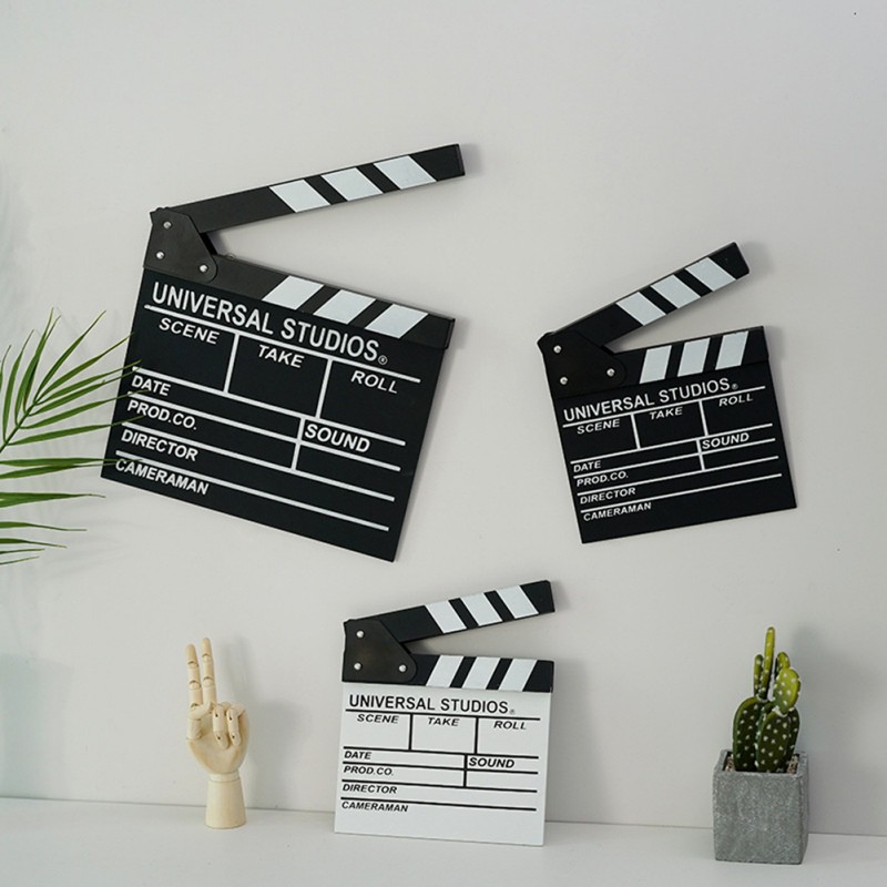 Bảng clapper board đạo cụ dùng để quay phim