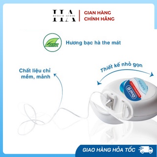 Chỉ Nha Khoa Oral B Essential Floss dài 50m mùi bạc hà chính hãng US