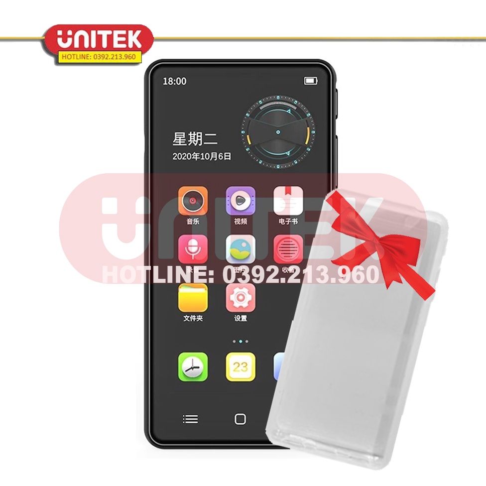 Hỗ Trợ Tiếng Việt Máy Nghe Nhạc Android MP4 Màn Hình Cảm Ứng 4.0 Inch