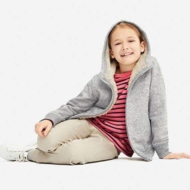 Áo nỉ lót lông cừu kid Uni