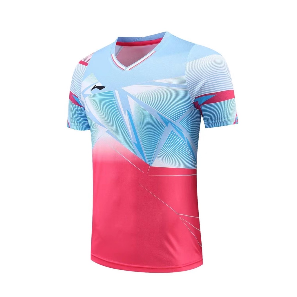 Bộ Quần Áo Thể Thao Tay Ngắn Thoáng Khí Nhanh Khô Hợp Thời Trang Cho Nam Và Nữ