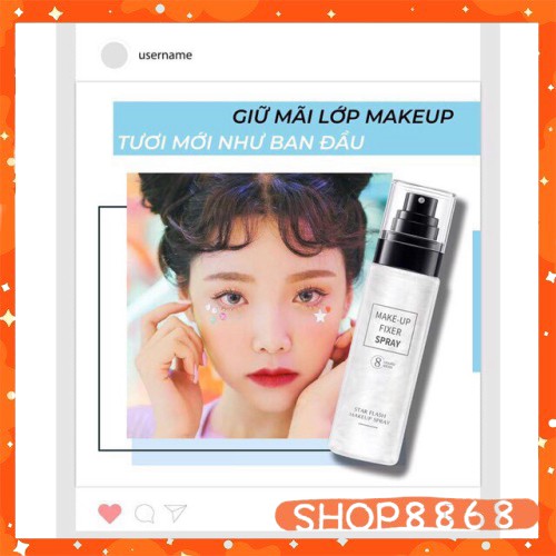 Xịt khóa nền giữ lớp trang điểm lâu trôi dưỡng ấm bắt sáng-shop8868 | BigBuy360 - bigbuy360.vn