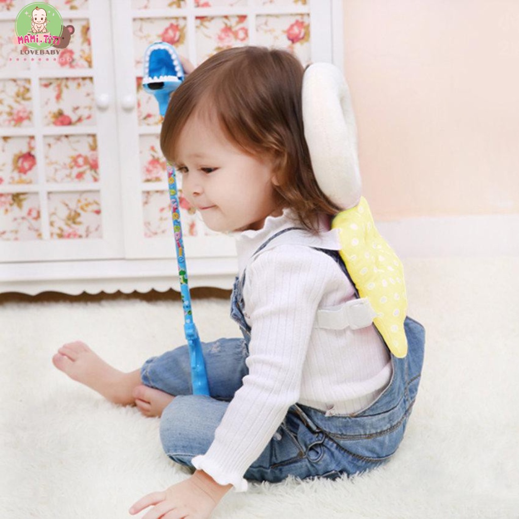 Gối đỡ bảo vệ đầu lưng cho bé tập bò, tập đi hình động vật dễ thương
