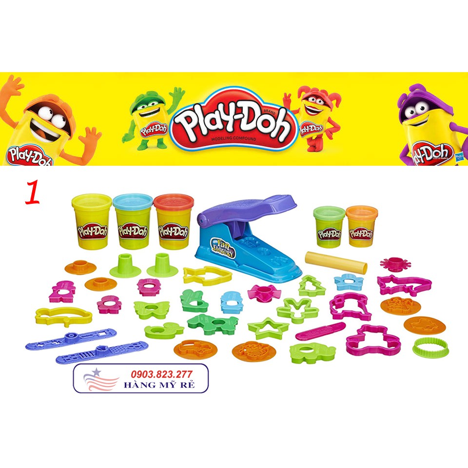 Bộ Đất Nặn Play-Doh (Hàng Mỹ xách tay)