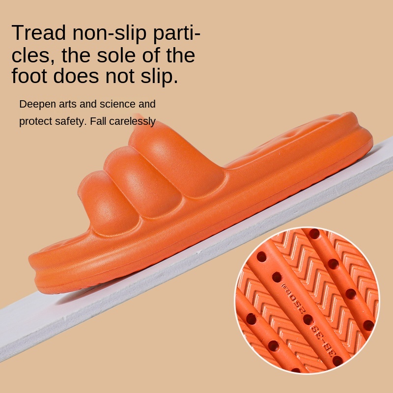 Dép Đi Trong Nhà Đế Dày Mềm Mại Chống Trượt Thiết Kế Đơn Giản Cho Nữ