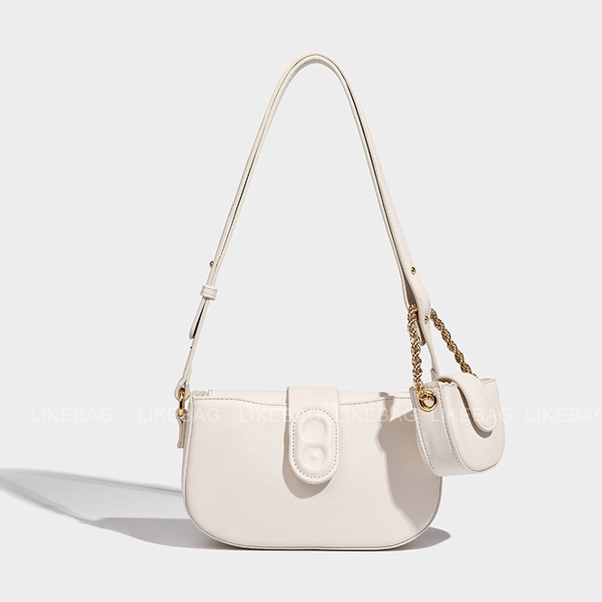 Túi đeo chéo, kẹp nách thời trang LIKEBAG bộ 2 túi da trơn 224XK7065 - LIBAGI