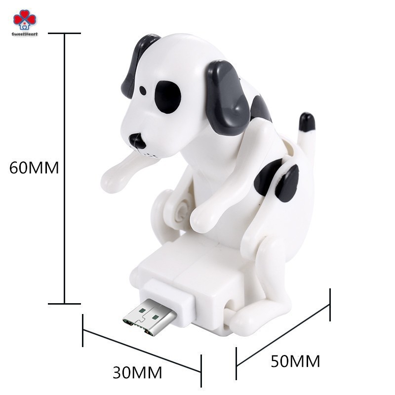 ❤ready stock❤ Mini Humping Spot Toy Dog Smartphone Cáp sạc dữ liệu 1M Dây sạc cáp sạc nhanh micro usb dễ thương ☞COD / Cáp sạc Stray Dog Phù hợp với nhiều kiểu điện thoại di động Type-C Portable