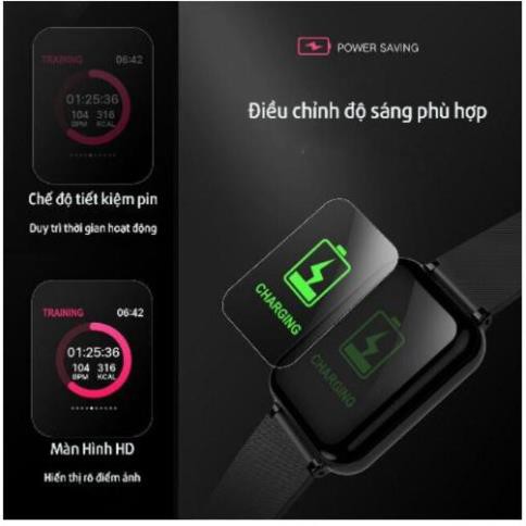 Đồng Hồ B57 - Đồng Hồ Theo Dõi Sức Khỏe Hàng Xách Tay Chính Hãng - Kết Nối Bluetooth