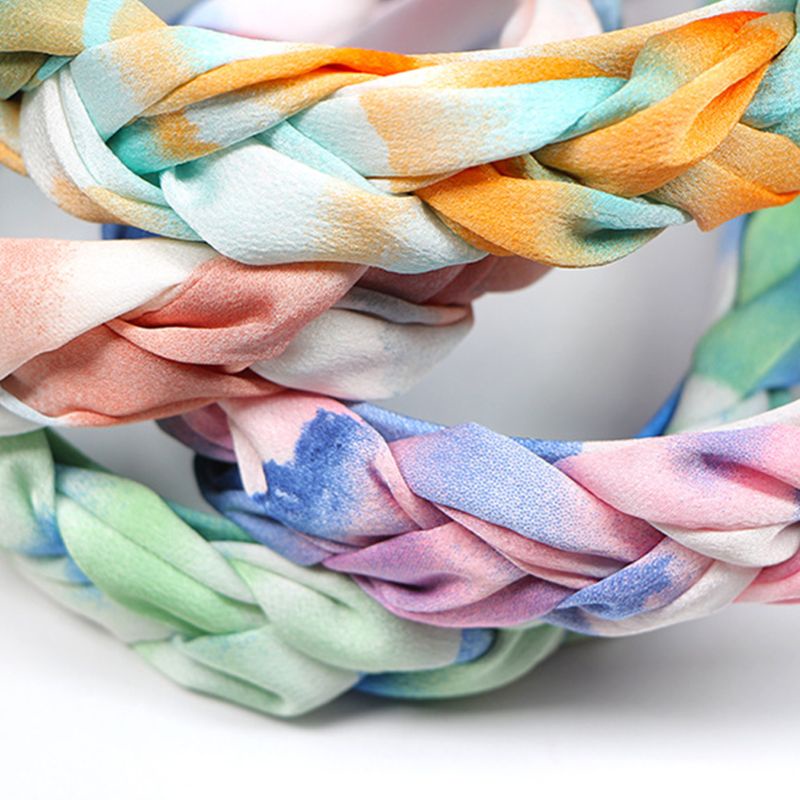 Băng Đô Nhuộm Màu Tương Phản Phong Cách Bohemian Dành Cho Nữ