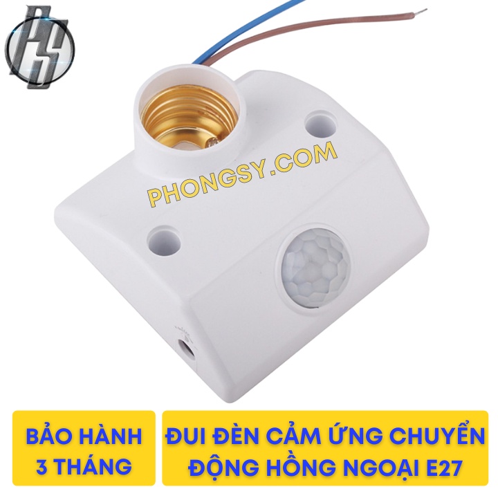 Đui đèn cảm ứng chuyển động hồng ngoại E27 bảo hành 6 tháng thương hiệu EXPED