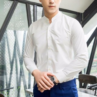 Áo sơ mi nam cổ tàu 3