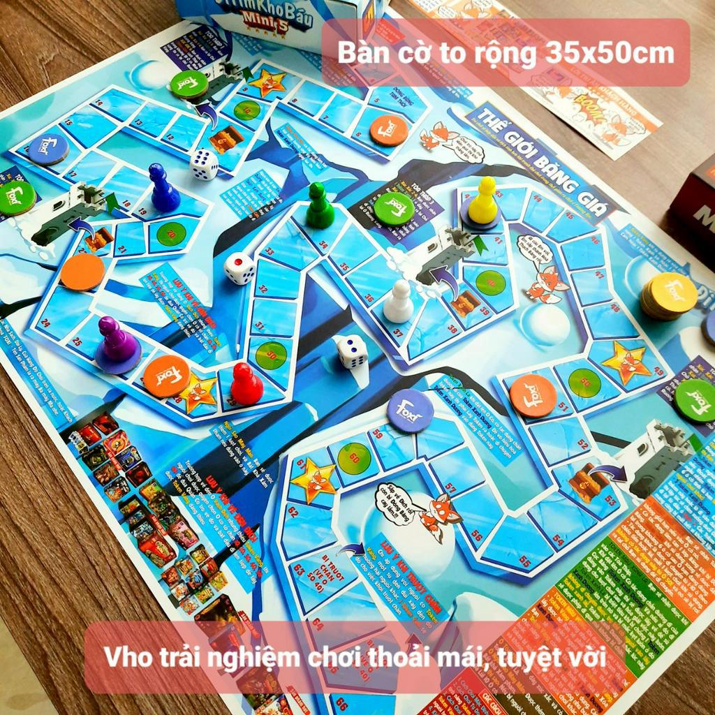 Board game-Đi tìm kho báu mini 5 Foxi-trò chơi chiến thuật-hài hước-siêu lầy-bổ ích và lý thú Shop Đồ Chơi MeduShop