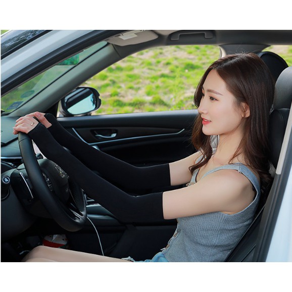 [VẢI MỊN-SIÊU DÃN] Găng Tay Chống Nắng Xỏ Ngón Chống tia UV vải siêu mát