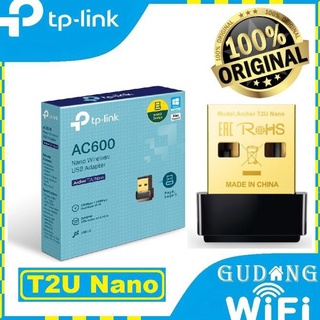 Usb wi-fi băng tần kép - tp-link t2u nano - bộ chuyển đổi usb wi-fi nano ac600 - hàng chính hãng